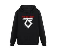 YANGDUJUN Twisted Sister Old School Mens Hoodies Casual Cotton Unisex Black Sweatshirts M