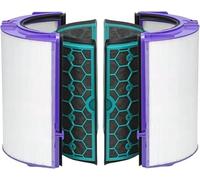 Yangers filtre hepa combi 360 en fibre de verre et à charbon actif pour Dyson, Filtre de remplacement pour Dyson Cool Fan HP04 TP04 DP04 HP05 TP05 DP05 HP07 TP07 DP07 DP07 purificateur d'air