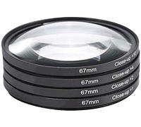 Yangers Kit de filtres macro pour appareil photo reflex numérique (+1, +2, +4, +10) grossissement avec sac de rangement pour appareils photo reflex numériques et sans miroir Canon, Nikon, Sony, Pentax