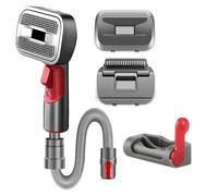 Yangers Kit de toilettage pour chien - Pièces pour aspirateur Dyson V7 V8 V10 V11 V12 V15 G5, tête de brosse de rechange avec tuyau d'extension + adaptateur + verrou de déclenchement