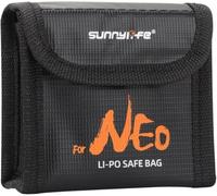 Yangers Lipo Étui de batterie résistant au feu pour drone DJI NEO - Sac de rangement ignifuge et anti-explosion pour 3 batteries au lithium NEO - Pochette de sécurité durable pour voyage et chargement