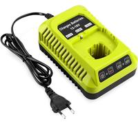 Yangers P117 P108 Chargeur Rapide Chargeur de Batterie au Li-ION & Ni-CD Ni-Mh pour Ryobi 12V 14.4V 18V One+, Compatible avec la Batterie P102 P108 P189 P197 P103 P105 P107 P190 P191 PBP002 PBP005
