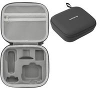 Yangers Sac de transport portable Combo Bag pour DJI Osmo Nano Action Camera - Cuir PU imperméable + EVA Hard Carry Bag pour Osmo Nano Camera Accessoires, Noir , Étui de transport rigide