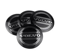YANGFEIYA 4 Pièces Cache-moyeux Autocollants pour Volvo XC40 Recharge 2018 2019 2020 2021 2022 2023 2024 50MM, Insigne Couvercle de Jante Autocollant Jante Centre D'emblème Accessoires,B