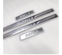 YANGFEIYA 4 Pièces Protecteur De Seuil Porte De Voiture pour MG MG4 2022-2024, Protecteur Seuil Porte AntidéRapant Garde Plaque Antirayures