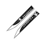 YANGFEIYA Autocollant Voiture pour Peugeot 206 207 307 308 3008 4008 5008 GT-Line, Autocollant D'insigne Lettres Emblème Logo Emblème Insigne Badge Décoration