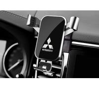 YANGFEIYA Support Téléphone Voiture pour Mitsubishi Pajero IV 2012-2015, Porte Telephone Voiture Grille Aération 360° Rotation Support Voiture Réglable,Bla-CK