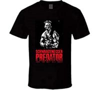 YANGGUOC Arnold Schwarzenegger Predator Movie T Shirt T-Shirts à Manches Courtes(3X-Large)