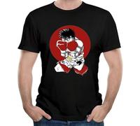 YANGGUOC HAJ Men's T Shirts,Black,Hajime No Ippo Fighting,Medium Manches Courtes(Large)