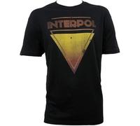 YANGGUOC Interpol Triangle Slim Fit T Shirt Manches Courtes(Large)