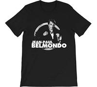 YANGGUOC Jean-Paul Belmondo French Actor The Professional Breathless The Man from Acapulco Gift Men Women Unisex T-Shirt T-Shirts à Manches Courtes(X-Large)