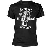 YANGGUOC Watain 'Nuclear Alchemy' (Black) T-Shirt Manches Courtes(Medium)