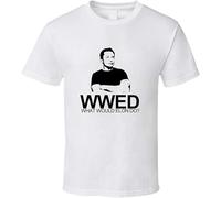 YANGGUOC What Would Elon Musk Do Jesus T Shirt White Manches Courtes(Medium)