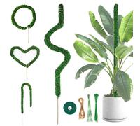 Yanghad Tuteur Monstera, 110cm Tuteur Monstera pour Plantes, Grimpante Support pour Plante, Tuteur Plante Interieur avec Accessoires, Convient à la Croissance de Grimpantes