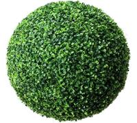 YangHaoDiSY Boule de plantes vertes artificielles, boule de buxus artificielle, boule topiaire effet feuille, pour la maison, l'extérieur, la décoration de fête de mariage (40 cm)