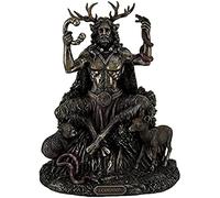YangHaoDiSY Statue en résine Cernunnos Dieu celtique des animaux et du monde souterrain Statue 12,7 cm pour la décoration de la maison et du jardin