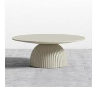 YANGJINGOZ-2025 Table de Salon Table d'appoint de canapé, Table Mobile en métal for Salon, Chambre à Coucher, Magasin thé, café, Petite Ronde, d'angle Simple et créative Table Basse(Blanc)