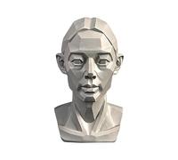 YANGJJ Modèles de tête de femme pour esquisse de portrait, modèles de dessin de crânes de nature morte, sculpture de tête de mannequin humaine en résine pour enseignement du dessin médical, statues en