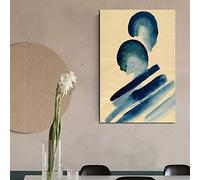 Yangld Art abstrait Georgia o'Keeffe Wall Art Toile Peinture Affiches Imprime Moderne Peinture Mur Photos Salon Home Decor 50x75cm Sans Cadre