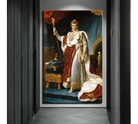 Yangld Portrait de Napoléon Peintures à l'huile classiques Impression sur toile Impressions d'art Cour européenne Mur Photos Chambre Décoration murale 19,6 "x 29,5" (50x75 cm) Pas de cadre