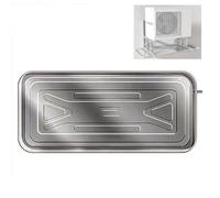 YANGLLYJ Bac Condensat Clim, Grand Bac de Récupération de Condensat en Acier Inoxydable, Bac à Huile à Chaleur de Climatiseur Split Bac à Huile de Voiture(100x46cm/39.4x18.1in)