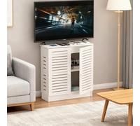 YANGLLYJ Cache Box pour Routeur, Meuble Box Internet, avec Dissipation Thermique Optimale, pour la Maison, Le Bureau et la Salle Multimédia(80x60x30cm/31x24x12in)