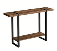 YANGLLYJ Console Bois, Petite Console avec éTagèRe de Rangement à Placer, DerrièRe Le Canapé dans Lentrée Le Couloir ou Salon(100x25x80cm/39x10x32in)