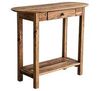 YANGLLYJ Console en Bois, Table D'entrée Étroite de Style Ferme avec Tiroir et Étagère Inférieure pour Couloir et Salon