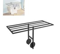 YANGLLYJ Radiateurs à Bain D'huile Sechoir Linge, Etagere de Radiateur Séchage Rapide et Durable des Vêtements Mouillés, Tablette de Radiateur pour l'hiver et l'hiver(Black,80x40x30cm/31x16x12in)