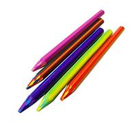 YANGLY 5 pièces Crayons Arc-en-Ciel Conduit 5.6mm X 90mm recharges de Couleur dégradée pour Enfants Adultes Artistes coloristes Dessin Fournitures d'art