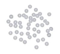 YANGLY Anneau de localisation Bouchon en Caoutchouc de Silicone pour Bijoux Clip Lock Spacer Charm Beads Collier Bracelets Lock Spacer Charm Beads