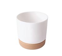 YANGLY Pots de Plantes succulentes en céramique d'imitation en Plastique - Pots de Fleur - Grands/Petits Pots de Plantes - Haute résistance de Cactus - Blanc - 7x5,6 cm - Intérieur