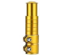 Yangshe Lot de 2 extensions de guidon de vélo réglables - Légères et portables - Accessoire universel pour vélo de route et vélos hybrides - 13 cm - Doré