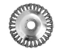 Yangshe Lot de 2 têtes de débroussailleuse rotative en fil d'acier de 15,2 cm - Compatible avec les tondeuses à gazon pour mauvaises herbes, mousse, gazon (15,2 cm)