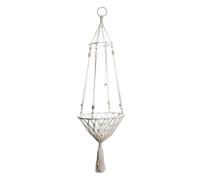 YANGSHINE Hamac pour chat de style bohème avec pompon, stable et robuste tissé à la main, 30 x 100 cm, panier suspendu résistant aux rayures pour chats de petite et grande taille d'intérieur