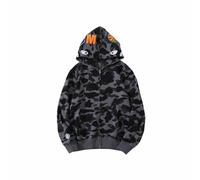 YANGSMEN Trendy Shark Camouflage Veste avec Zip Cardigan Loose Casual Sweats À Capuche Hommes Et Femmes Couple Fashion Classic Hoodie-Color-6||M
