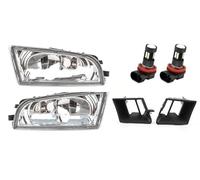 YANGTINGTING Ensemble feux antibrouillard Pour Civic 4D 2006 2007 2008 2009 2010-Up Pare-chocs Avant Antibrouillard LED Feu Antibrouillard Calandre Assemblage Voiture Lumière(Led fog cover)