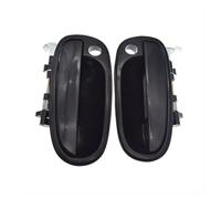 YANGTINGTING Poignée De Porte De Voiture Pour Hyundai Pour Matrix 2001-2010 Poignée De Porte Extérieure Avant Arrière Gauche Et Droite Noire Et Lisse(Front Left and Right)