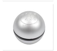 YANGTINGTING Pour Alfa Romeo Pour Giulietta 2010-2018 6 Vitesses Pommeau Levier Vitesse Voiture Couvercle Levier Manette Vitesse Tête Tête Boule Bouton Changement Vitesse(Couleur:6 Speed Silver)
