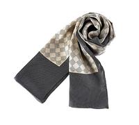YangtzeStore Écharpe longue Charmeuse en soie satinée pour homme, 63"x10"