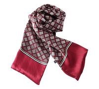 YangtzeStore Longue écharpe en satin de soie charmeuse pour homme
