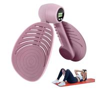 YANGUN Hip Trainer Exerciseur, Thigh Trainer Pelvic, Musculation pour fessier Cuisses, Appareil de Sport Maison Portable, pour Homme et Femme, Entraînement avec Compteur Le Plancher pelvien (Rose)