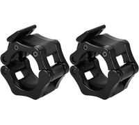 YANGWEN 2 Pièces Collier Bague de Serrage Haltères, Pinces à Haltères,Boucle d'haltère Longue pour Entraînement de Fitness, Accessoires de Fixation d'haltères,30mm