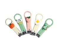 YANGWEN Coupe Ongle,5PCS Coupe-Ongles pour Enfants en Acier Inoxydable, Mignon de Coupe-Ongles,Clipper à Ongles Small,Snap de ongle pour la manucure et la pédicure