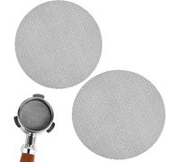 YANGWEN Maille De Filtre,2pcs Porte-Filtre à café,Tamis à Expresso 51 mm pour Le pobin à Espresso Portafilter,Plaque de Filtre à café Filtre de rondelle réutilisable (1,7 mm d'épaisseur,150 µm)