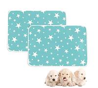 YANGWX Tapis Éducateurs Chien, Lot de 2 Tapis éducateurs pour Apprentissage de la propreté - Absorption Rapide de l’Urine - Réutilisable - 50x70cm