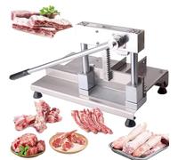 YANGYMM Coupe-Os Manuel pour Viande, CôTes, Poulet, Os, Lame Tout Acier, pour BœUf, ChèVre, Porc, Poisson, Boucherie, Cuisine