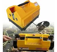 YANGYMM Coupe-Racines D'Ail éLectriques, Coupe-Tiges D'Ail BilatéRaux, Outil de Coupe Barbe, Machine à Enlever Les Queues D'Ail, Coupe-Barbe D'Oignons Verts, pour Une PréParation Efficace