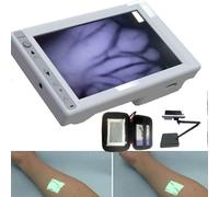 YANGYMM DéTecteur de Veines Infrarouge, DéTecteur de Veines MéDical Portable, éCran LED 5,5 Pouces + Poids Ultra-LéGer de 240 G + avec Support, Support de Ponction Veineuse pour PhléBotomie Iv