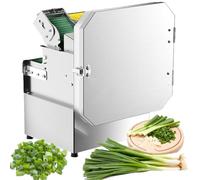 YANGYMM Hachoir à Oignons Nouveaux, Trancheuse à Oignons Verts Professionnelle, Coupe-LéGumes pour Usage Domestique, 150 Kg/Heure, Trancheuse éLectrique pour Ciboulette, Oignons Verts